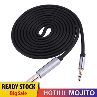 MOMO 3.5mm 1/8" Male to 6.35mm 1/4" Male TRS Stereo Audio AUX Adapter Connector Cable
