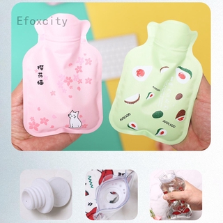 New cartoon hot water bottle injection explosion-proof small student female mini warm baby hot compress warm palace irrigation warm water bag
