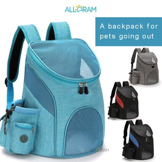 Alldram Portable Safety Outdoor Pet Carrier Soft Bag Pet Carrier Bags Dog Cat Carrier Travel Backpac