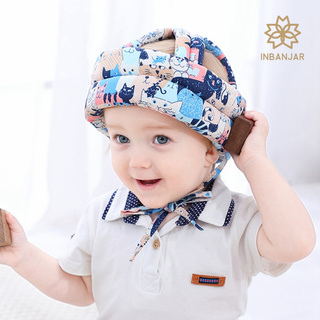 「INB」Baby Anti-Fall Headgear Head Protection Hat Anti Collision Safety Helmet Cap