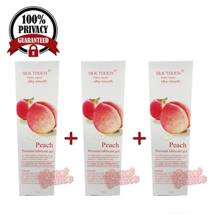 Silk Touch Peach Water-Based Vagina Anal Lube Sex Lubricant Sex Toy