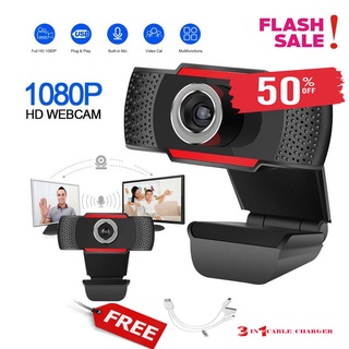 HD webcam night vision HD❂✥✻❈1080P HD Webcam Web Camera With MIC For Computer PC Laptop
