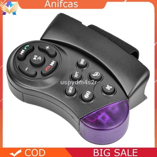 【AC＆Available】Wireless Remote Control 11 Buttons for Car CD DVD MP5 Player Steering Wheel