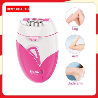 【Ready Stock】Keda Electric Epilator Woman Cordless Hair Removal Depilator Shaver Body Leg Shaving Re (1)