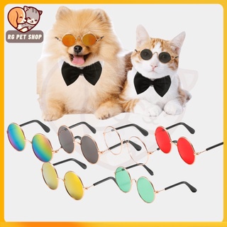 Lovely Pet Cat Glasses Dog Glasses Pet Products Kitty Toy Dog Sunglasses Pet Accessoires Round Color (1)