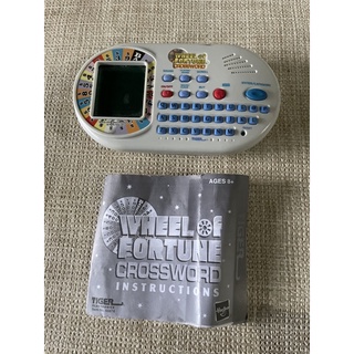 Tiger Handheld Wheel of Fortune Crossword Electronic Game (1)
