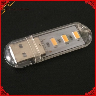 LED USB flashlight USB light computer light 5V charging treasure night light