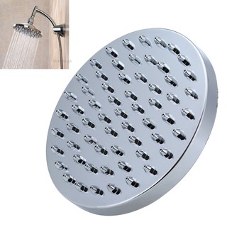 6 Inch Large Rain Round Shower Head Chrome Finish With Swivel Ball Connection