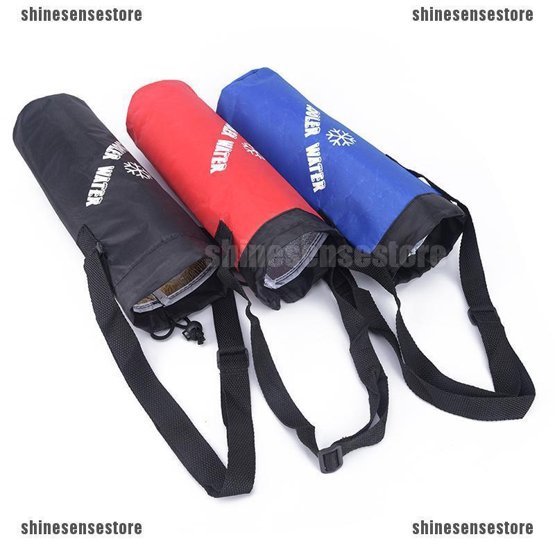 Water Bag Drawstring Water Bottle Pouch Insulated Cooler Bag