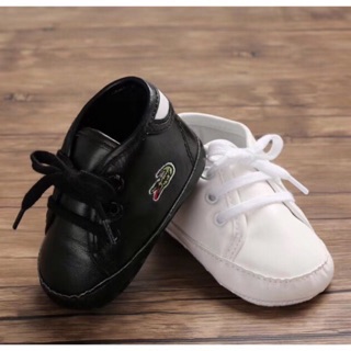 Baby Black White Formal Walking Leather Shoes Boy Party (1)
