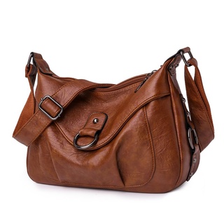 New Design Women Shoulder Bag Vintage Crossbody Bag Pu Leather Messenger Bag Lady Handbag Purse Qual