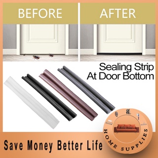 Door Bottom Sealing Strip Under Door Draft Stopper Sound Proof Noise Reduction