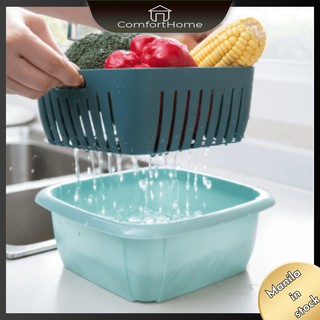 P084 COD Multifunctional drain basket kitchen vegetable fresh-keeping basin (1)
