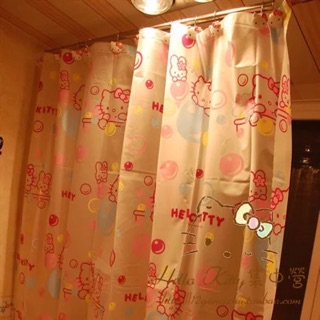 Hello kitty Shower curtain (1)