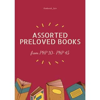Assorted Preloved Books (pt.3)