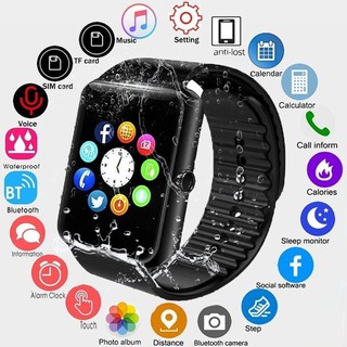 New GT08 Bluetooth Smart Watch Touch Screen with Camera/SIM Card,Waterproof Sports Fitness Tracker Apply to Android IOS