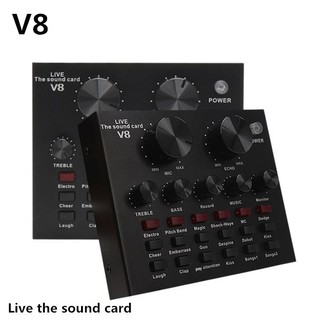Winner V8 Audio USB Headset Microphone Webcast Live Sound Card