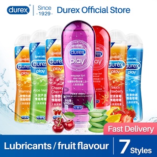 Durex 50/200ml Lubricant Fruit Based Water Based Lubricant Massage Orgasm Anal Vaginal Intimate Sex