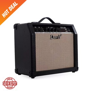 Davis GT-20 Electric & Acoustic Guitar Amplifier 20 Watts w/ Overdrive