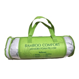 Bamboo Comfort Memory Foam Pillow Queen