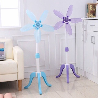 Foldable Stand Fan 5 Blades Adjustable Stand Fan Portable Stand Fan Electric Fan Mini StAnd