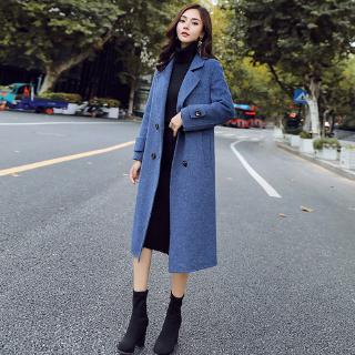 Women's Mid-Length Woolen Coat
