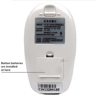 Blood Sugar Monitor Blood Sugar Detection Portable Plastic White Analyzer Elder (6)