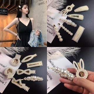 [HOT]Japanese And Korean Golden Net Red Hairclip Pearl Peach Heart Crown Loving Hairpin[FS]
