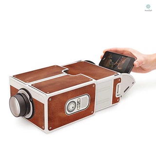 【Local Stock】【HOT】Mini Smart Phone Projector Cinema Portable Home Use DIY Cardboard Projector Fam