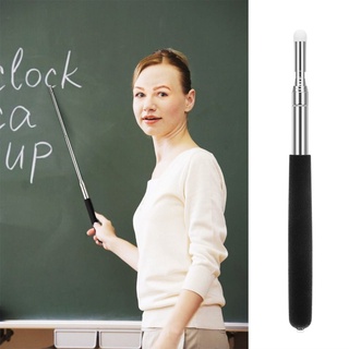 ◈☾☼Retractable Pointer Handheld Presenter Classroom (Black)