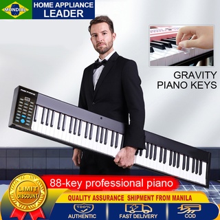 Intelligent electric piano 88 keys, Bluetooth Portable Keyboard Small Piano Keyboard free USB Cable