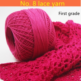 Mercerized Linen Crochet Lace Yarn Crochet Cotton Thread