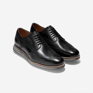 Cole HaanSong Han Men's Oxford Shoes 21Spring New British Style Carved Derby Shoes Business Leather