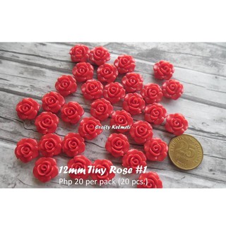 Tiny Rose 12mm (20 pcs. per pack)