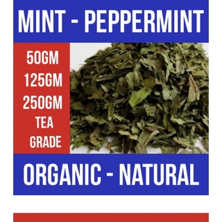 MINT/PEPPERMINT LEAVES (TEA/FOOD GRADE) - Dried Herb for DIY Bath & Body Products