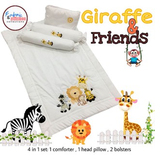 Baby Comforter Set Giraffe and Friends