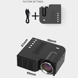 Mobile Phone Wired With Screen UC28C Mini Portable Projector Home Led High Definition Projector