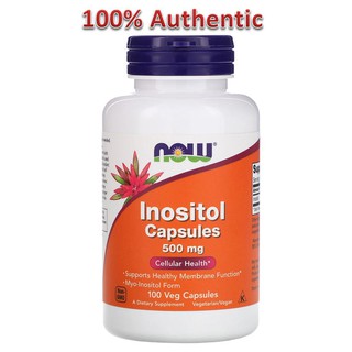 Inositol Capsules 500 mg 100 Capsules, Cellular Health, Now Foods