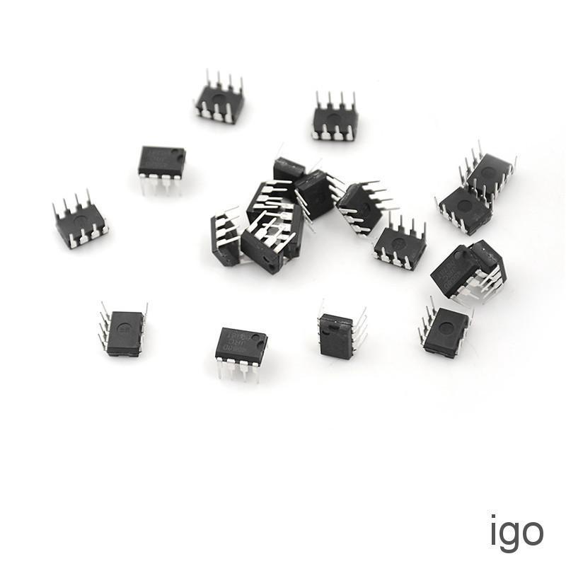 IGO 20PCS IC JRC4558D 4558D DIP8 OP AMP DIP8