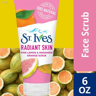 ▪☢St. Ives Face Scrub Radiant Skin Pink Lemon And Mandarin Orange 6oz