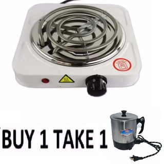 electric spiral stove and water heater in 1 package