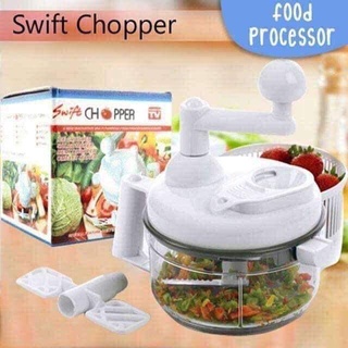 Ready Stock/✁Swift Chopper/ Vegetable Cutter Manual food Processor