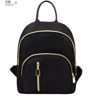 Korean Backpack Black School Bag (1)