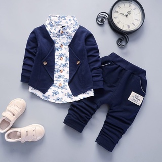 Elegant Kid Baby Boy Clothes Sets Gentry Clothes Set Formal Party Christening Wedding Tuxedo Bow Sui