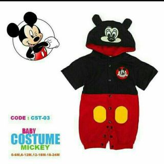Mickey Mouse Overall Costume For Baby