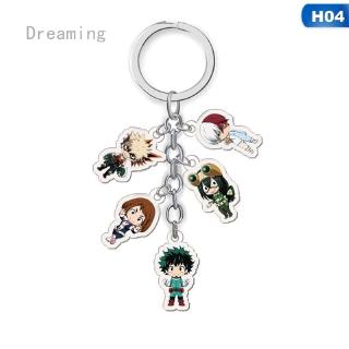 []Dreaming My Hero Academia Anime Acrylic Keyring Keychain Boku No Hero Academia Manga