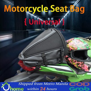 【SOYACAR】Universal Motorcycle Bike Rear Seat Bag Storage Saddlebag Motorcycle Tail Bag (1)