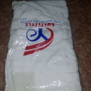 COD white towel cotton