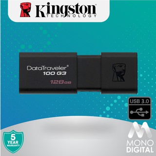 Kingston DT100 G3 USB 3.0 128GB Flash Drive / Pendrive (DT100G3 / 128GB)