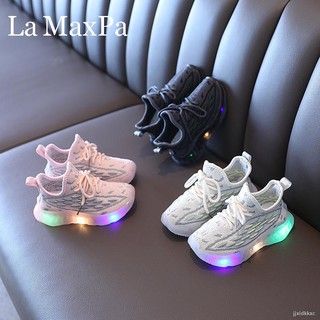 ❁2021 New Children Glowing Sneakers Kids Running Shoes Girls Glowing Shoes Baby Casual Breathable Me